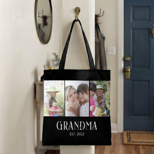 Tote Bag Grand-mère a établi le script moderne 3 Photo