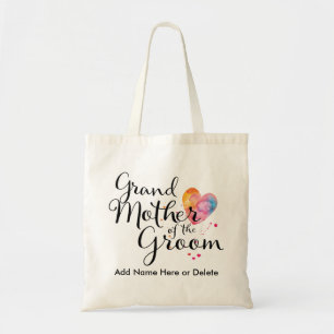 Tote Bag Grand-mère d'aquarelle de Fourre-tout de budget de