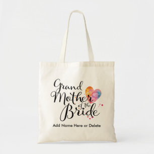 Tote Bag Grand-mère d'aquarelle de Fourre-tout de budget de