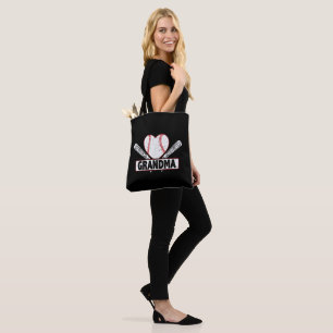 Tote Bag Grand-mère de baseball Amoureux du baseball en f