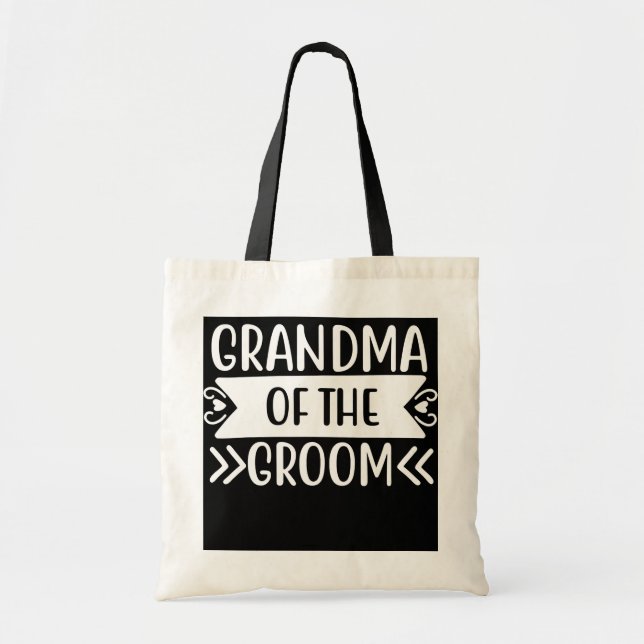 Tote Bag Grand-mère Du Mariage Groom ou du Bachelor Party (Devant)
