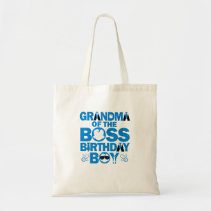 Tote Bag Grand-Mère Du Patron Anniversaire Garçon Bébé Fami