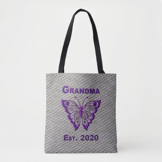 Tote Bag "Grand-mère Est. 2020” (Devant)
