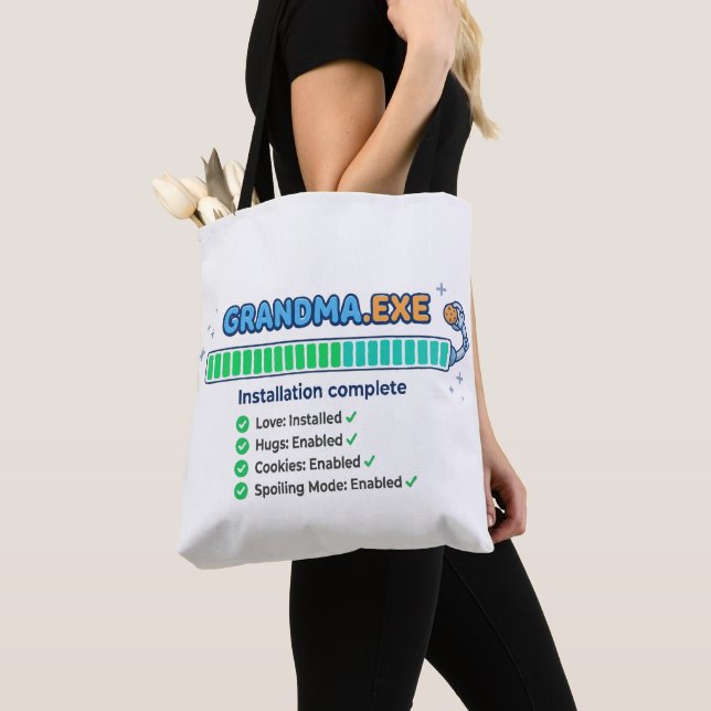 Tote Bag Grand-mère.exe Cadeau drôle pour grand-mère (De près)