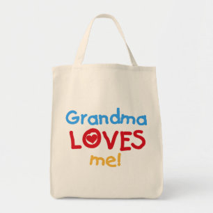 Tote Bag Grand-mère m'aime T-shirts et cadeaux