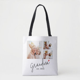 Tote Bag Grand-mère Script établi 3 Photo