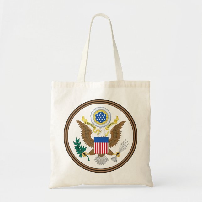 Tote Bag grand phoque usa (Devant)