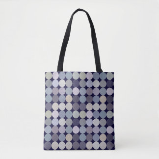Tote Bag grand point motif géométrique