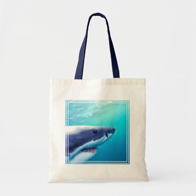 Tote Bag Grand requin blanc | Afrique du Sud (Devant)