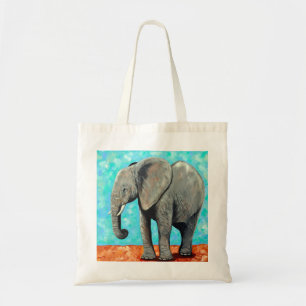Tote Bag Grand tableau de bébé éléphant
