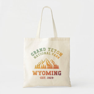 Tote Bag Grand Teton National Park Wyoming USA Gradient
