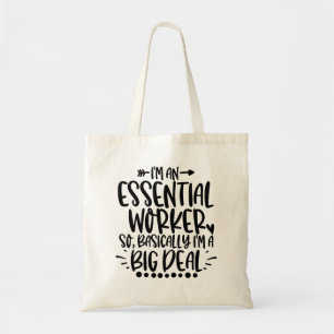 TOTE BAG GRANDE AFFAIRE : TRAVAILLEUR ESSENTIEL
