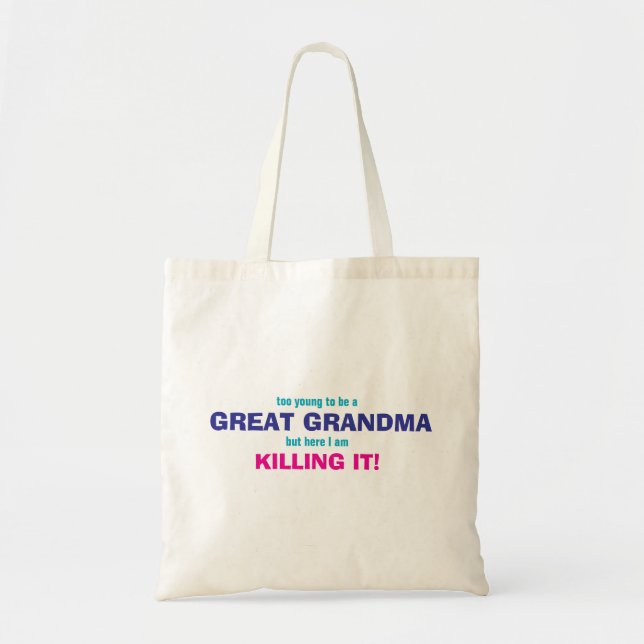 Tote Bag Grande conception de grand-mère (Devant)