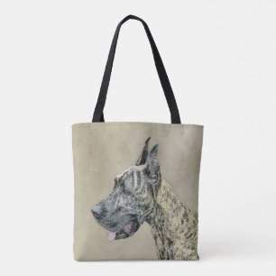 Tote Bag Grande Danse (Brindle) Peinture - Art Chien origin