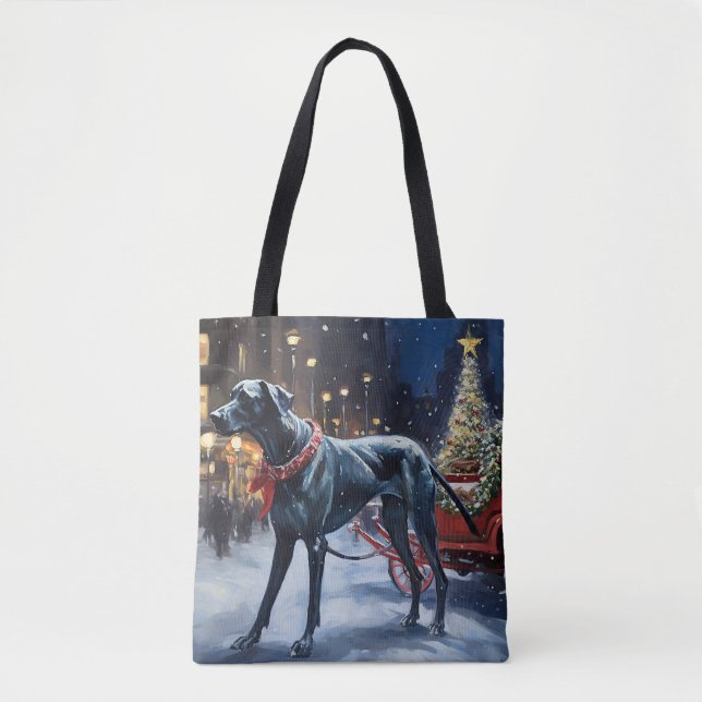 Tote Bag Grande Danse période de fêtes de Noël (Devant)