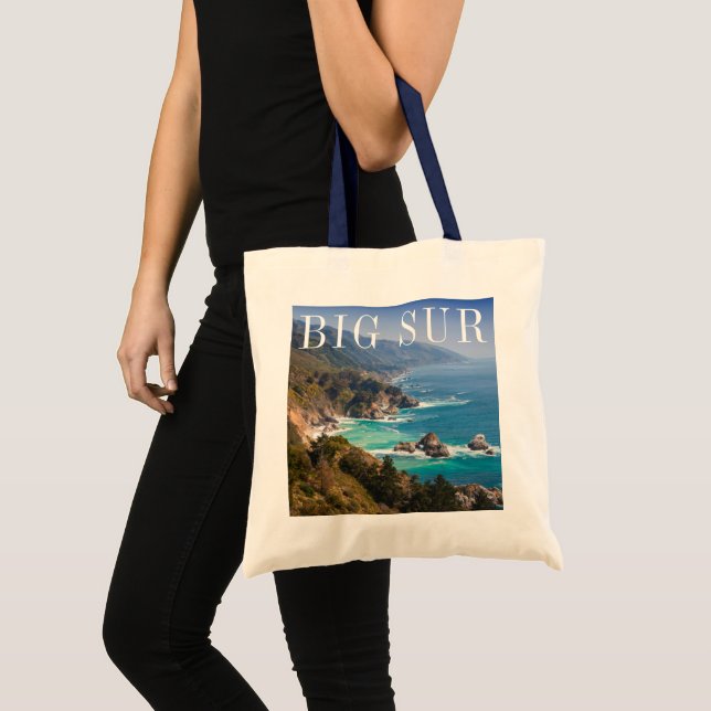 Tote Bag Grande Sur côte californienne (Devant (produit))