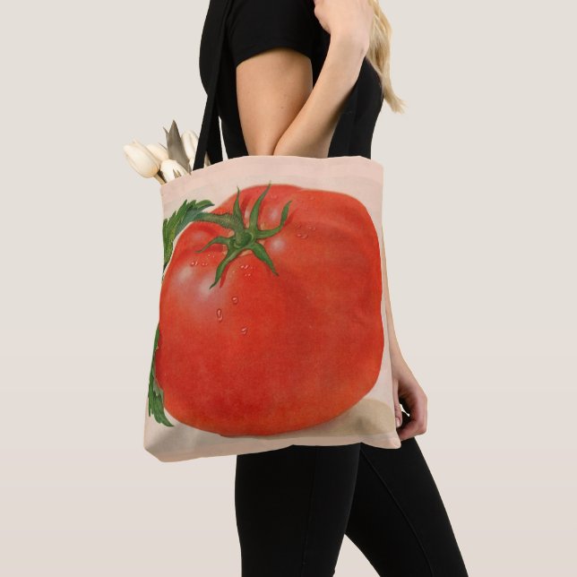 Tote Bag grande tomate juteuse BIG (De près)