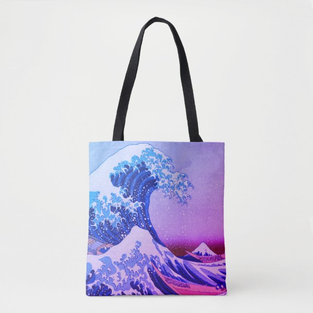 Tote Bag Grande vague au large de Kanagawa & Art japonais / (Devant)