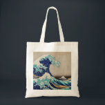 Tote Bag Grande vague d'Hokusai au large de Kanagawa. art j<br><div class="desc">Katsushika Hokusai sac fourre-tout "La Grande Vague au large de Kanagawa". illustration japonaise vintage.</div>