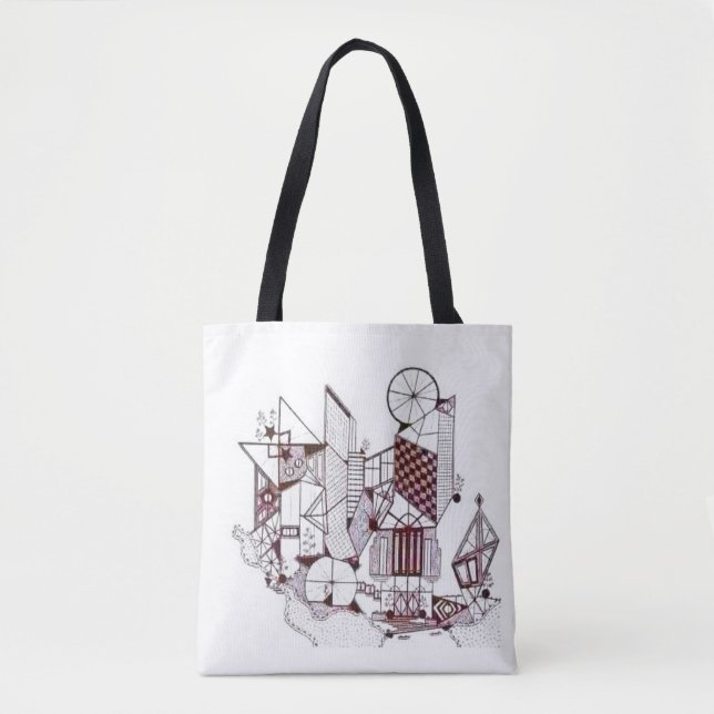 Tote Bag Grande ville (Devant)