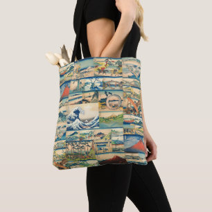 Tote Bag Grandes copies de Japonais de Hokusai le mont Fuji