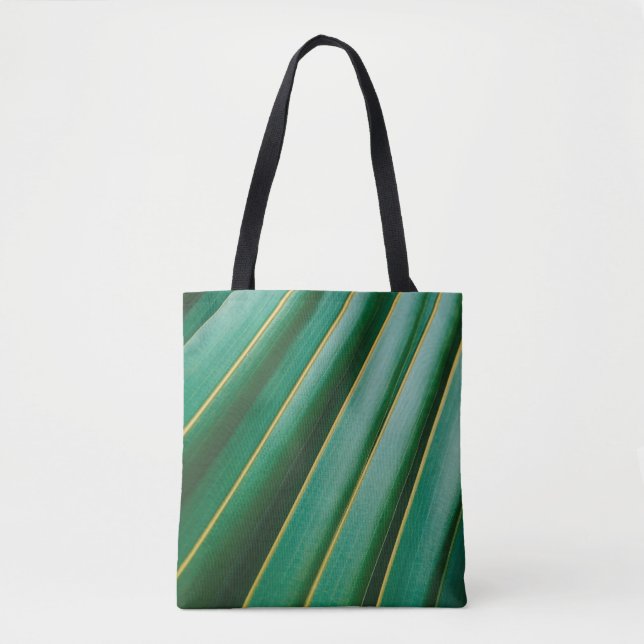 Tote Bag Grandes plantes de texture verte (Devant)