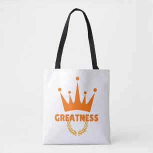Tote Bag Grandeur   Couronne Inspirante de Succès