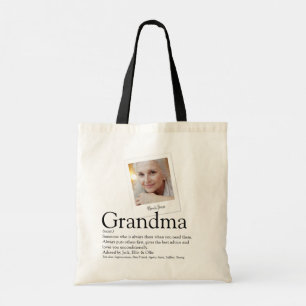 Tote Bag Grandma grand-mère Grandmère Définition Photo