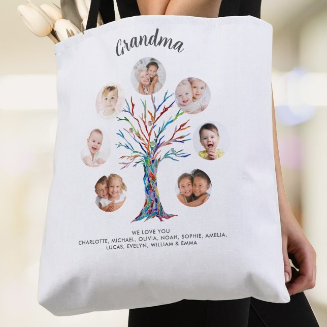 Tote Bag Grandma Photo Collage  (Créateur téléchargé)