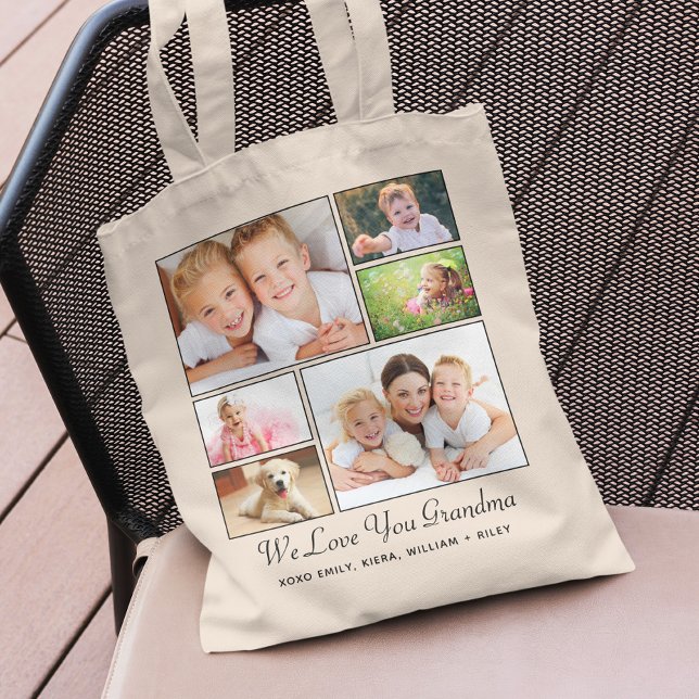 Tote Bag Grandma photo personnalisée (Créateur téléchargé)