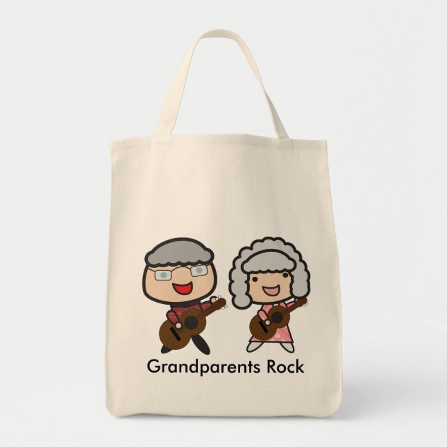Tote Bag Grandparents Rock Personnaliser (Devant)