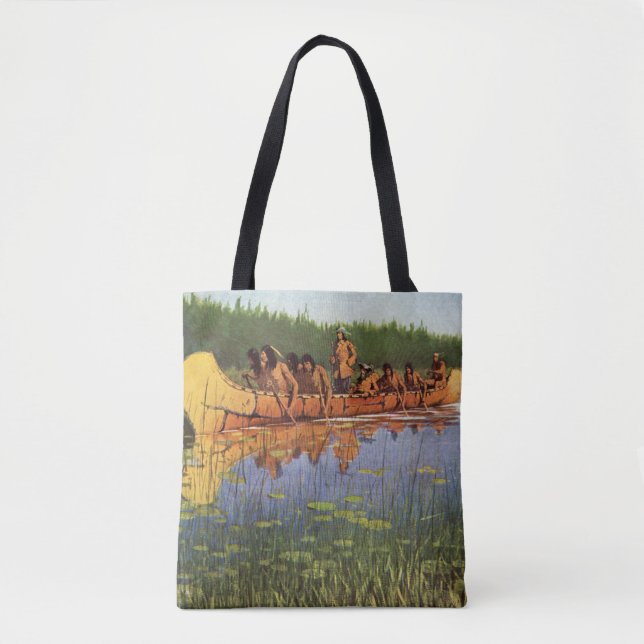 Tote Bag Grands explorateurs par Remington, Pionniers Vinta (Devant)