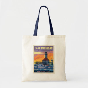 Tote Bag Grands Lacs Lac Michigan