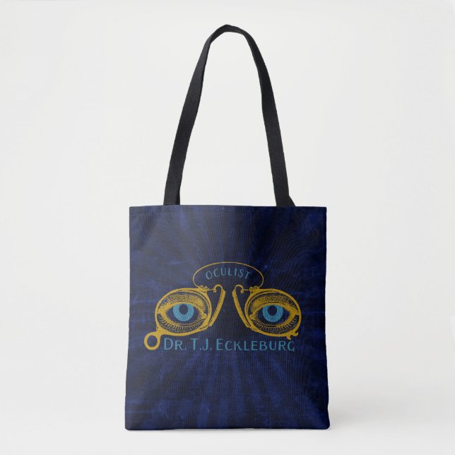 Tote Bag Grands Yeux Gatsby D'Eckleburg (Devant)