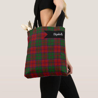 Tote Bag Grant Clan Tartan Scottish Plaid