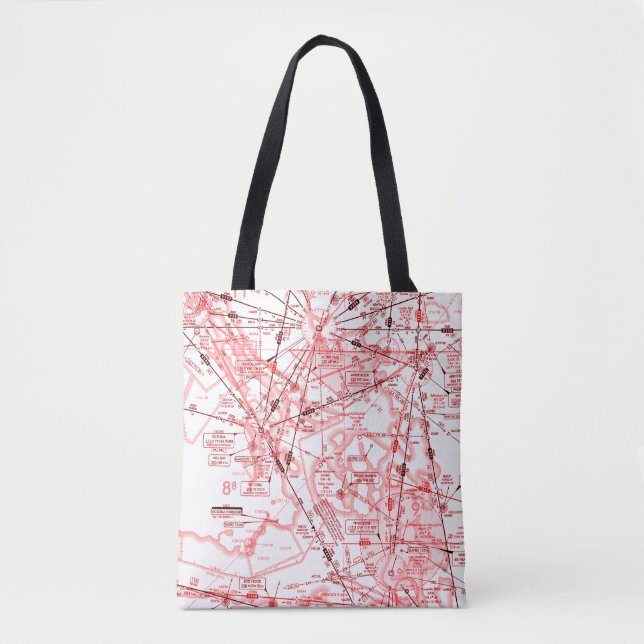 Tote Bag Graphique aéronautique (Devant)