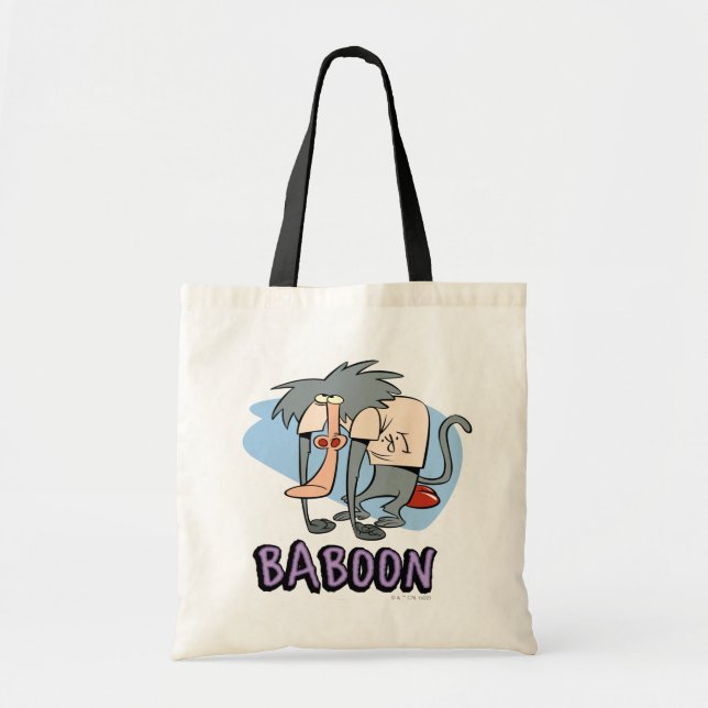 Tote Bag Graphique de caractères I.R. Baboon (Devant)