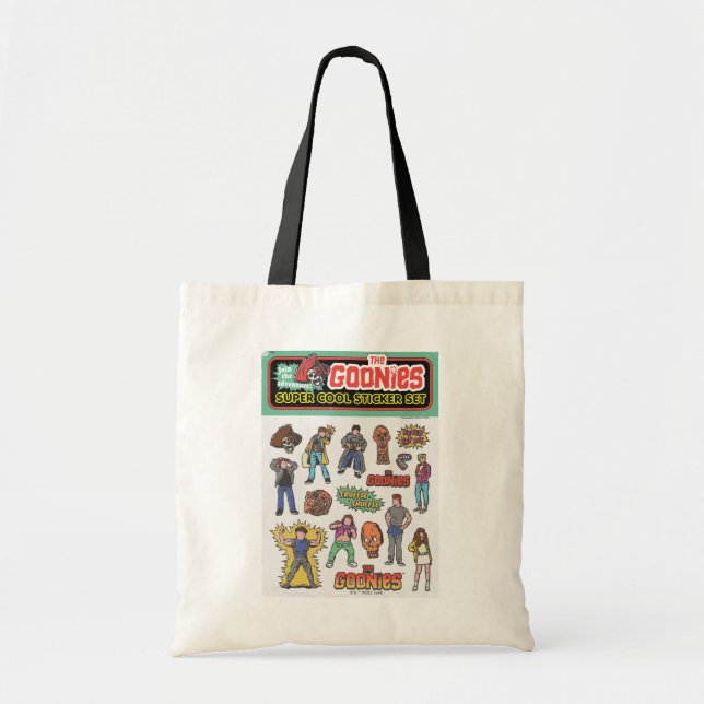 Tote Bag Graphique de la feuille d'autocollants rétro Gooni (Devant)