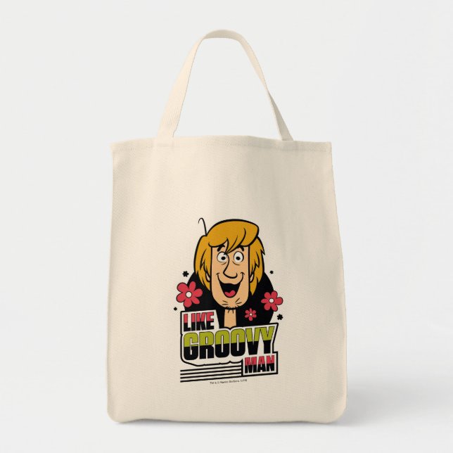 Tote Bag Graphique de Shaggy "Like Super Man" (Devant)