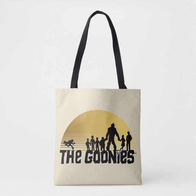Tote Bag Graphique de silhouette de coucher de soleil des G (Devant)