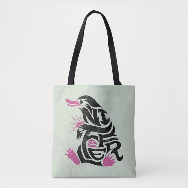 Tote Bag Graphique de typographie NIFFLER™ (Devant)