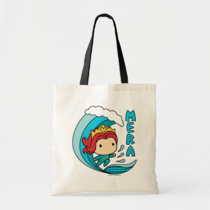 Tote Bag Graphique de vague d'équitation d'Aquaman Chibi