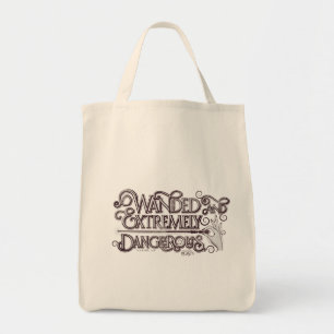 Tote Bag Graphique Débordé Et Extrêmement Dangereux - Bl
