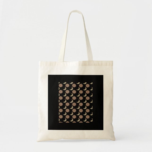 Tote Bag Graphique des nuages Whimsigoth (Devant)