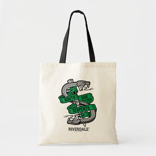 Tote Bag Graphique des serpents du côté sud (Devant)