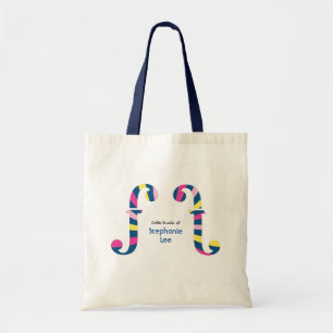Tote Bag Graphique des trous de son de chaîne personnalis