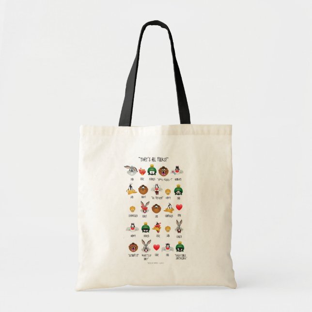 Tote Bag Graphique Emoji LOONEY TUNES™ (Devant)