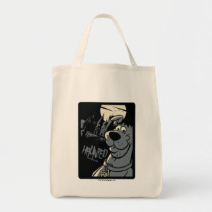 Tote Bag Graphique hanté Noir de manoir de Scooby-Doo