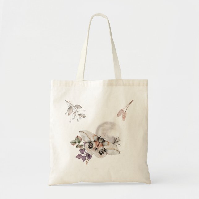 Tote Bag Graphique Moonlit Moth (Devant)