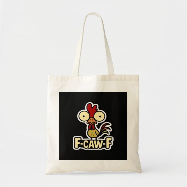 Tote Bag Graphique vintage classique F-Caw-F (Devant)